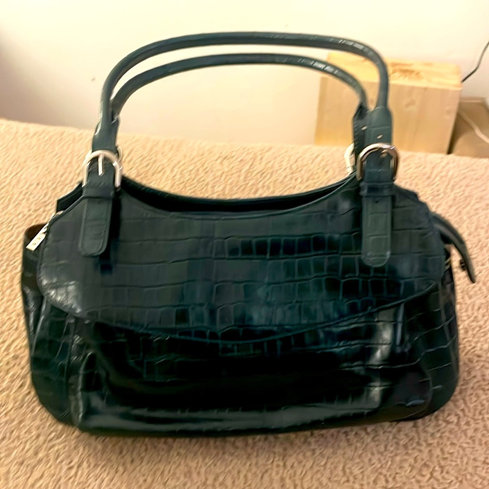 MAXX New York crocodile print Shoulder Bag